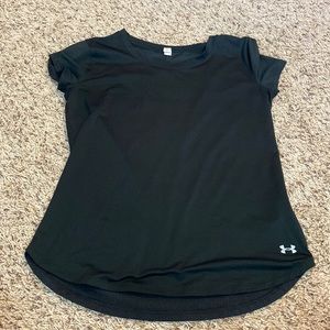 under armor black running shirt dry fit
